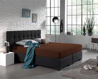 Homecare Hoeslaken Dubbel Jersey 220 gr. Brown Bruin 190/200 x 220/230