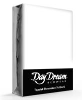 Daydream Topper Hoeslakens Katoen Wit-90 x 220 cm