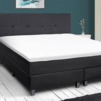 Hotel Home Topper Hoeslaken Stretch - Basic Wit 160 x 200/210/220