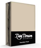 Day Dream Flanellen Hoeslaken Taupe -140 x 200 cm