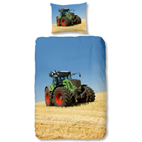 Goodmorning Dekbedovertrek 4208-P TRACTOR 135x200 cm meerkleurig