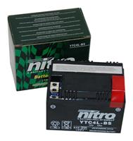 NITRO Gesloten batterij onderhoudsvrij, Batterijen moto & scooter, NT4L-SLA
