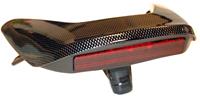 Achterspoiler + ledverlichting Yamaha Aerox carbon DMP op=op