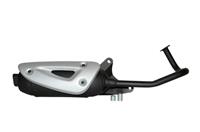 Uitlaat Tecno straight China 4-takt GY-6 12 inch Peugeot V-clic