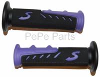 Handvatset model S universeel paars/zwart DMP op=op