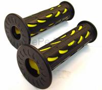 Handvatset druppel model progrip universeel zwart/geel DMP