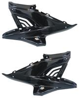 dmp Z-kap set links rechts Yamaha Aerox zwart 