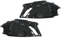 Zijscherm set Piaggio Zip 2000 Piaggio Zip 2006-4t zwart DMP