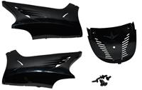 DMP Onderspoiler set Yamaha Aerox Zwart  onderkuip