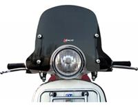 Faco Windscherm Vespa Primavera 2014 Laag model Donker-Smoke