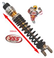 YSS Federbein OE302-310T-02AL-38 schwarz für Piaggio/Vespa