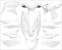 Nitro Plaatwerkset special Yamaha aerox mbk  wit mat DMP 11-delig