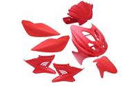Edge Plaatwerkset Yamaha Aerox mat rood  9-delig
