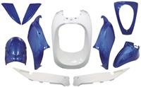 DMP Plaatwerkset mio blauw/wit  10-delig