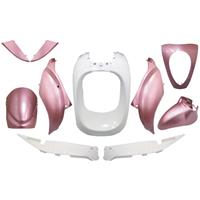 DMP Plaatwerkset mio wit/roze  10-delig