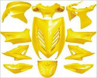 Nitro Plaatwerkset special geel DMP 11-delig yamaha aerox mbk 