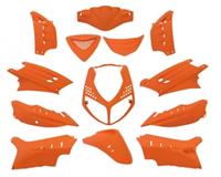 DMP plaatwerkset peugeot speedfight 13-delig mat oranje