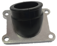 DMP Spruitstuk draaibaar + rubber Derbi Senda 24-28MM Alu