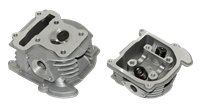 DMP Cilinderkop voor China Gy-6 motor met lange kleppen 4-takt 50cc