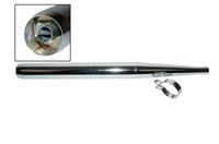 DMP Uitlaat Zundapp 60mm doorsnee 26mm aansluiting chroom
