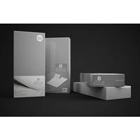 Home Care Splittopper hoeslaken Cotton Grijs-180 x 210 cm