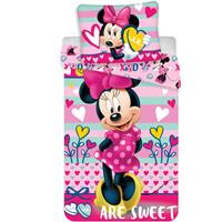 Disney Minnie Mouse Dekbedovertrek Flowers 140x200 + 70x90cm - katoen