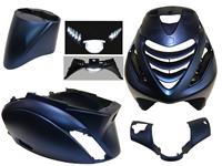 power1 Kappenset Piaggio Zip SP BMW blauw M45I  met voorfrond led