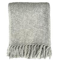 Plaids, deken Malagoon Light grey melee throw