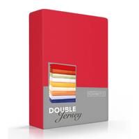 Romanette Hoeslaken Double Jersey Rood-160/180 x 200/210/220 cm