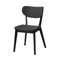 Nordiq Cato Chair - Eetkamerstoel - Zwart eikenhout - Grijs