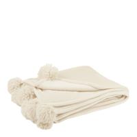 Wants & Needs Wants&Needs plaid pom creme 130 x 170