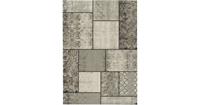 Garden Impressions Buitenkleed Blocko donker zand 200x290 cm