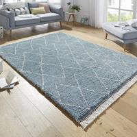 Loper Jade Fringe, Mint Rugs