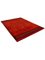 THEKO Wollen kleed Lori Star Gold zuivere wol, met de hand geweven, ideaal in de woonkamer & slaapkamer