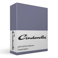 Cinderella katoen hoeslaken - Dark blue - Normaal matras