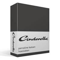 Cinderella hoeslaken - antraciet - 70x200 cm - Leen Bakker