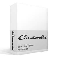 Cinderella hoeslaken - wit - 70x200 cm - Leen Bakker