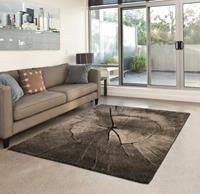 Merinos Boomstam Design Vloerkleed - Ibiza 605-95 Earth - Beige-Grijs-80 x 150 cm
