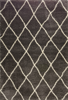 Merinos Floki Moroccan - Berber Shaggy - Grijs/Crème - 80 x 150 cm
