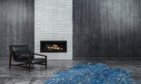 Kayoom Vloerkleed Glam 410 100 % rundleder, geschikt voor vloerverwarming, accenten in zilver/goud