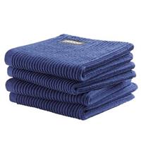 Vaatdoek Basic Classic Blue (4 stuks)