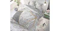 Dekbedovertrek Graphic - Lits-Jumeaux (240x220 cm) - Wit Katoen - Dessin: Patroon - Sleeptime - 