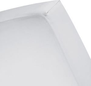 Cinderella satijn hoeslaken - 2-persoons (140x200 cm) - Light grey