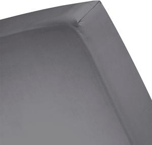 Cinderella satijn hoeslaken - 1-persoons (80x200 cm) - Light grey