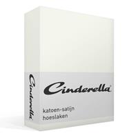 Cinderella satijn hoeslaken - 1-persoons (90x210 cm) - Ivory