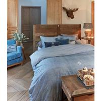 Rivièra Maison Dekbedovertrek Gingham Blue 240 x 200/220