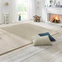 HANSE Home Teppich "Wolly 2", rechteckig, 12 mm Höhe, Grobschlingen, Handmade-Look, Woll-Optik, Hoch-Tief Effekt