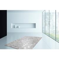 Lalee Leer vloerkleed met Metallic-accent 160 x 230 Grijs