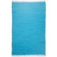 THEKO Loper Happy Cotton Fleckerl Handgeweven loper, platweefsel, puur katoen, met de hand geweven, met franje