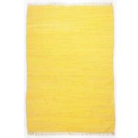 THEKO Loper Happy Cotton Fleckerl Handgeweven loper, platweefsel, puur katoen, met de hand geweven, met franje